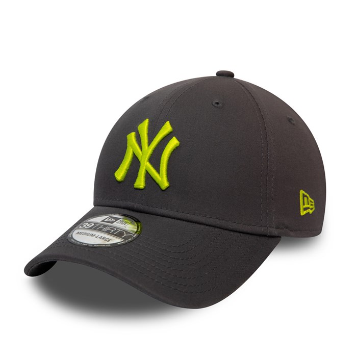 New York Yankees League Essential 39THIRTY Lippis Harmaat - New Era Lippikset Tarjota FI-058723